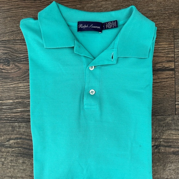 Ralph Lauren Purple Label Made in Italy 100% Cotton Mesh Polo Shirt Men’s Large - Picture 1 of 2